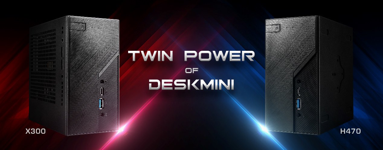 Twin Power of DeskMini></p>

<h5 style=