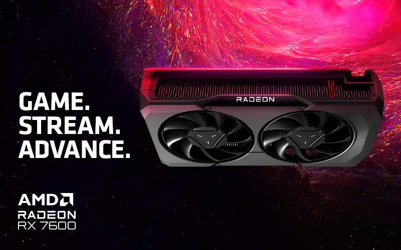 华擎科技> AMD Radeon™ RX 7600 钢铁传奇8GB OC