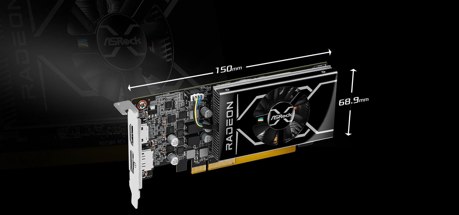 ASRock > AMD Radeon™ RX 6400 Low Profile 4GB