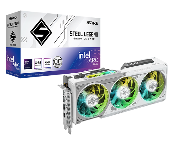 ASRock > Intel Arc B580 Steel Legend 12GB OC