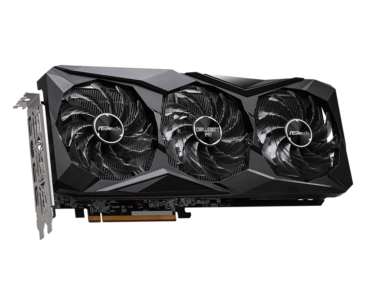 Видеокарта ASRock AMD Radeon RX 7600 Challenger Pro 8GB OC, 8 GB GDDR6, 128 bit, 3xDisplayPort, HDMI, GPU 2280 MHz, фото12