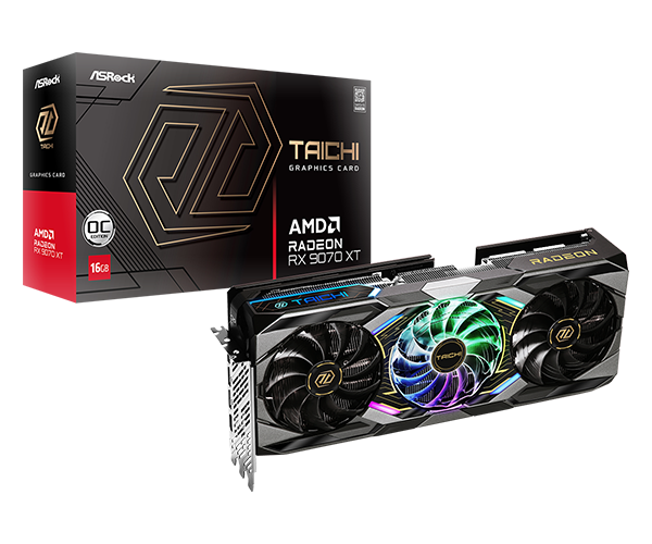 ASRock > AMD Radeon™ RX 9070 XT Taichi 16GB OC