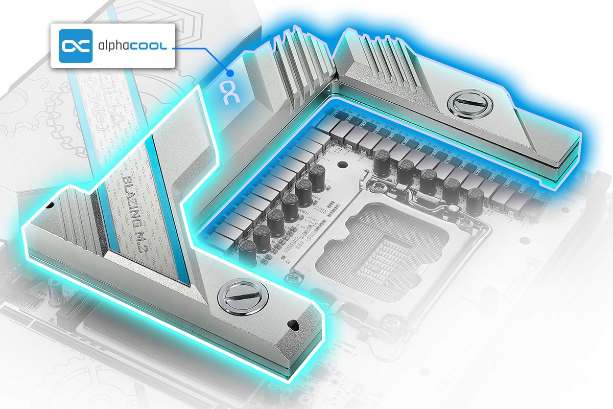 Il primo blocco d'acqua M.2 staccabile per SSD Gen5