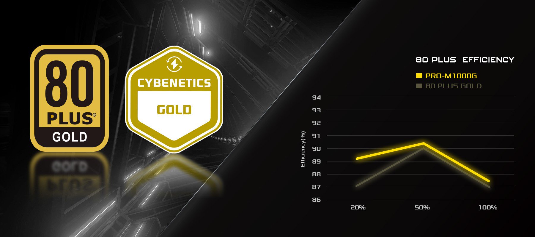 PSU 80 Plus Gold(PRO-M)