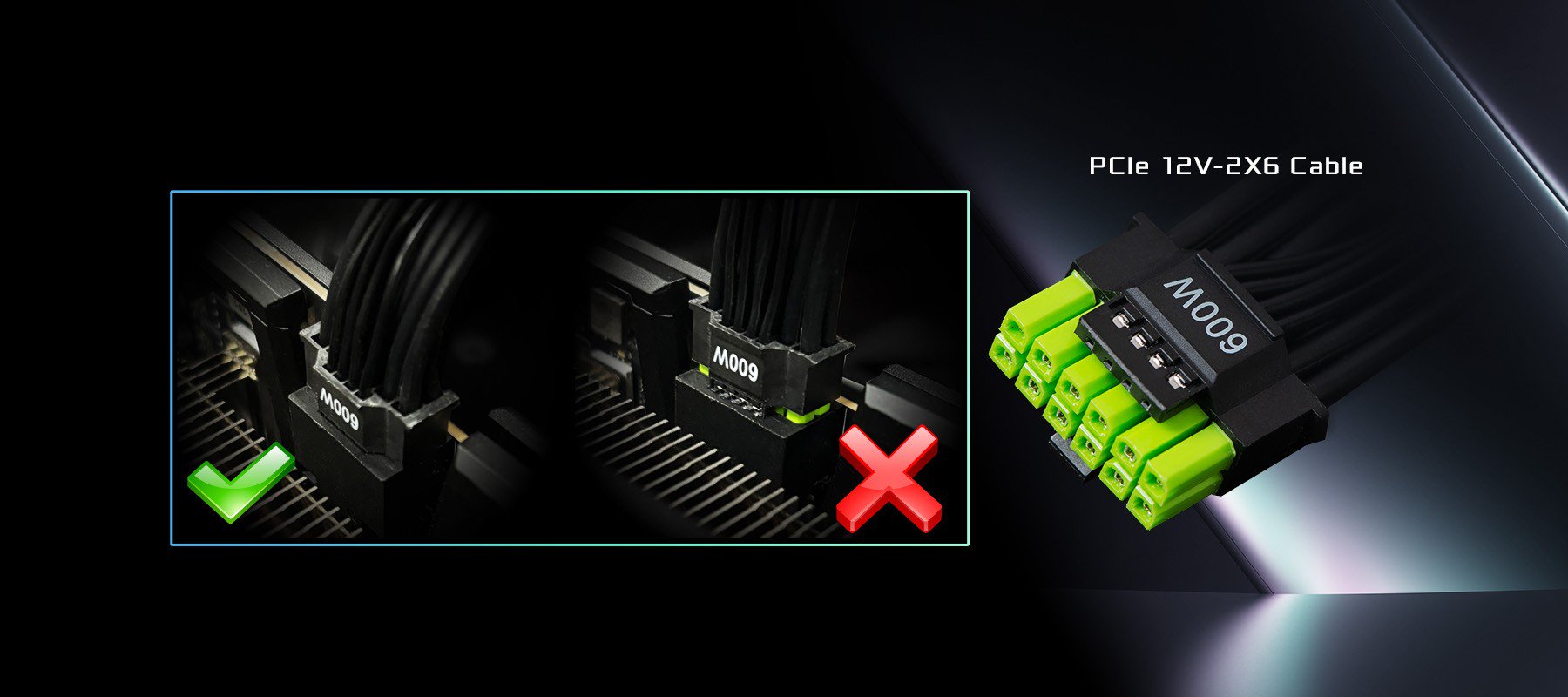 PSU Native PCIe 12V-2x6 Cable