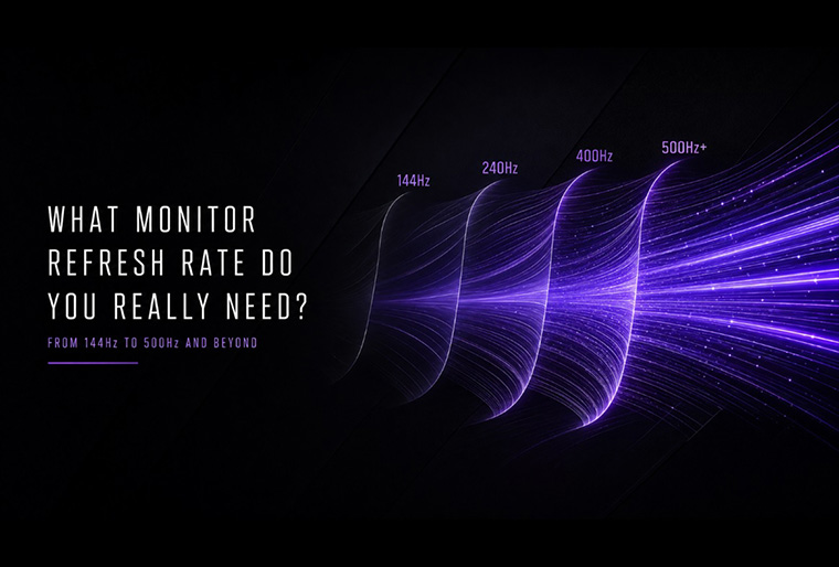 What Monitor Refresh Rate Do You Really Need? From 144Hz to 500Hz and Beyond