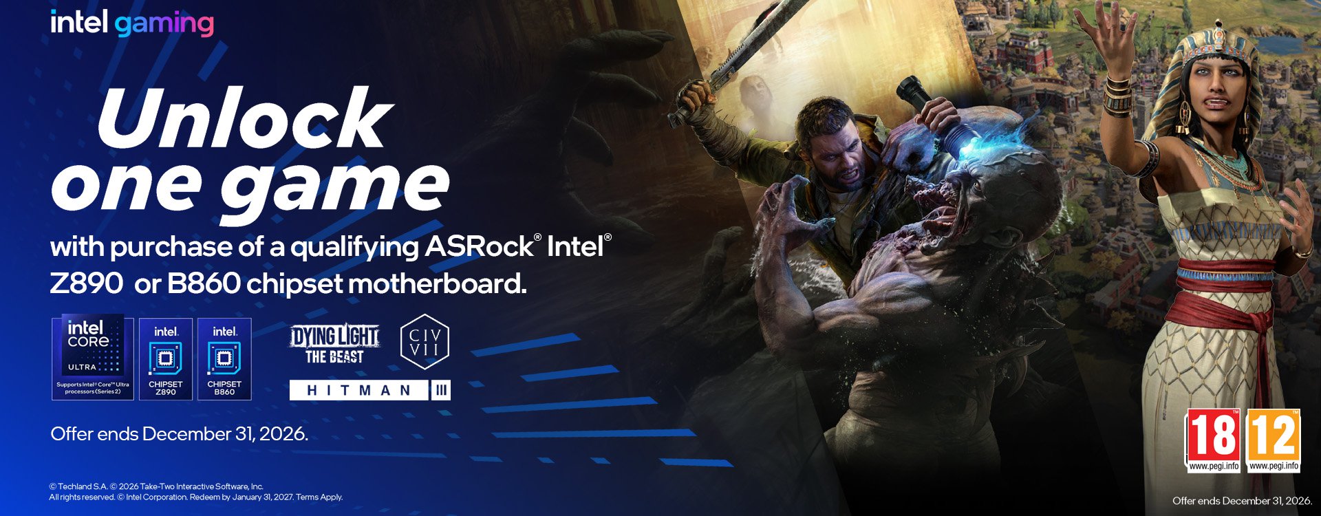 ASRock x Intel Motherboard Bundle 26Q3