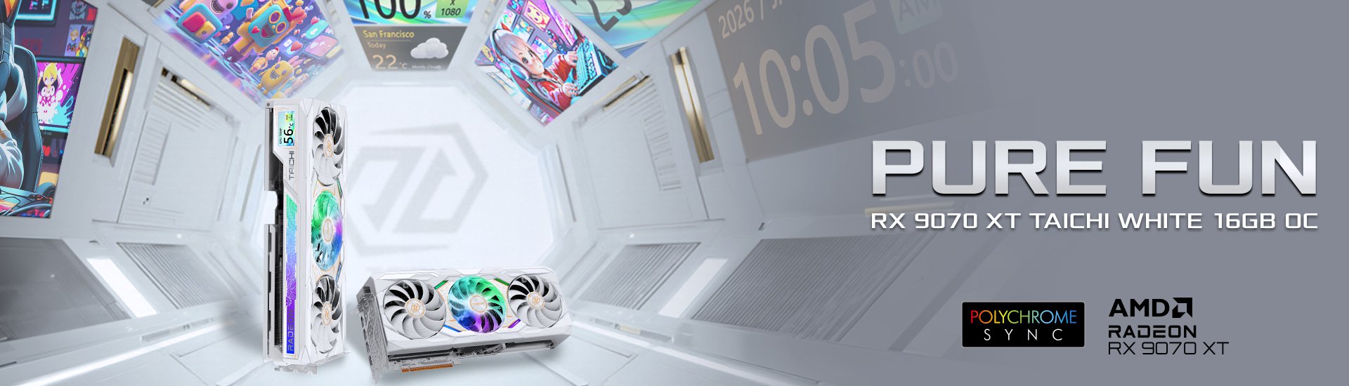 AMD Radeon RX 9070 XT Taichi White 16GB OC Launch