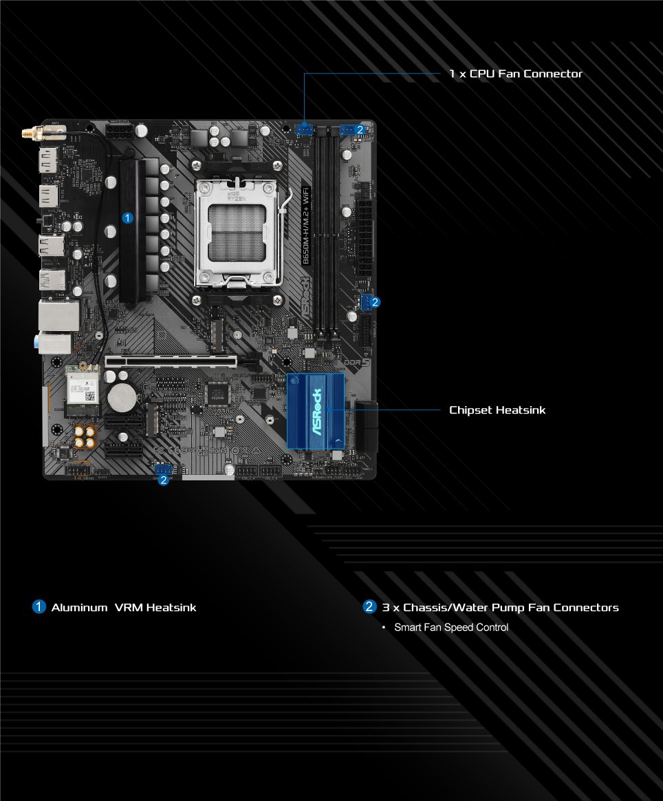ASRock > B650M-H/M.2+ WiFi