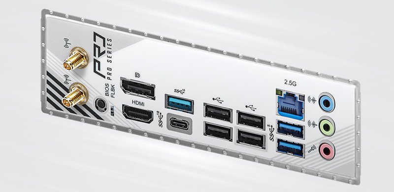 ASRock > B850M Pro RS WiFi White