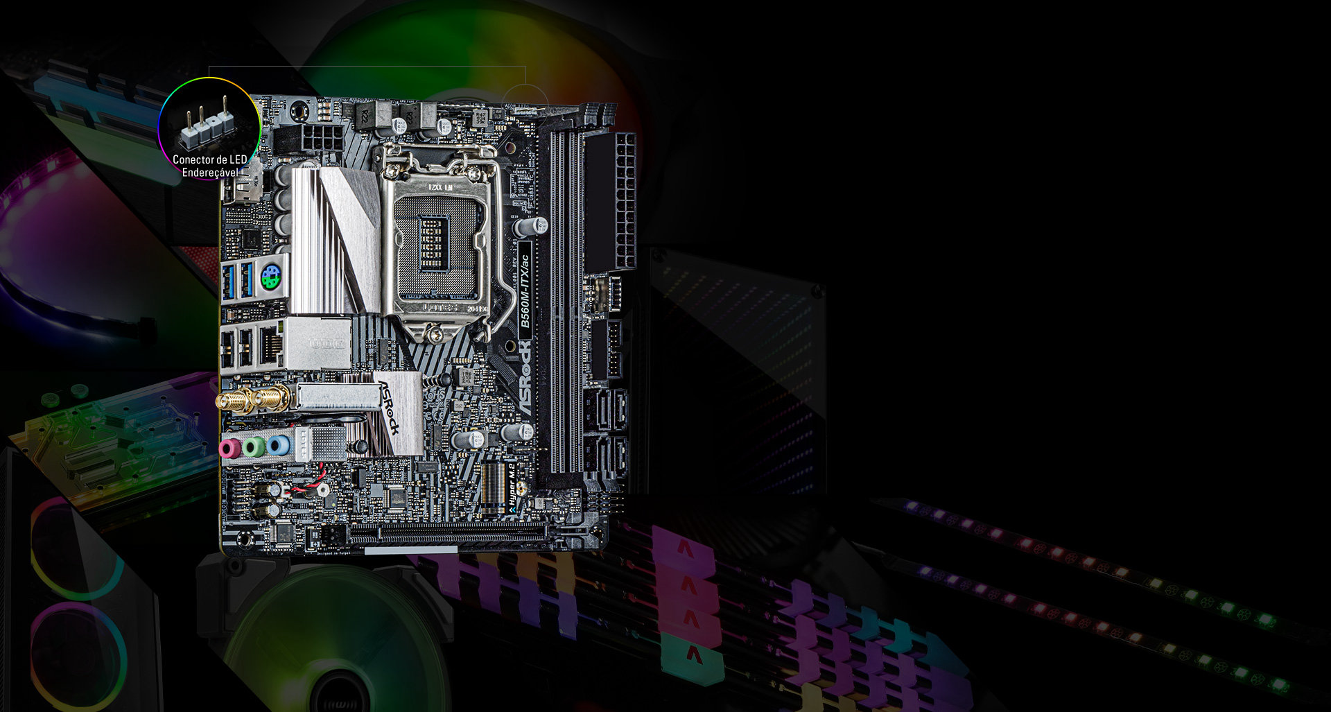 CPU corei7-10700F+DDR4 16GB+ASROCK B560M ASRock > B560M Pro4