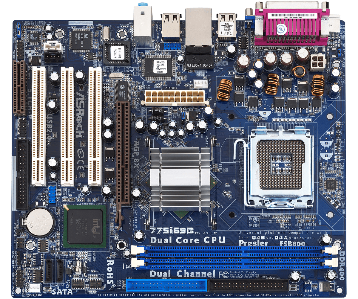 Dual channel 775i65g какие процессоры можно поставить