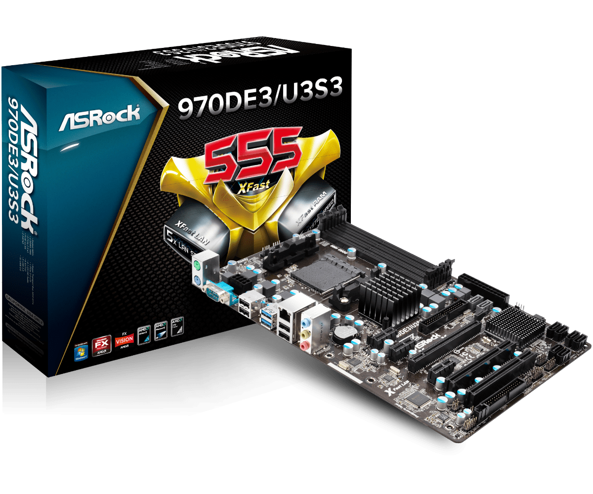 Asrock 970de3 u3s3 не стартует