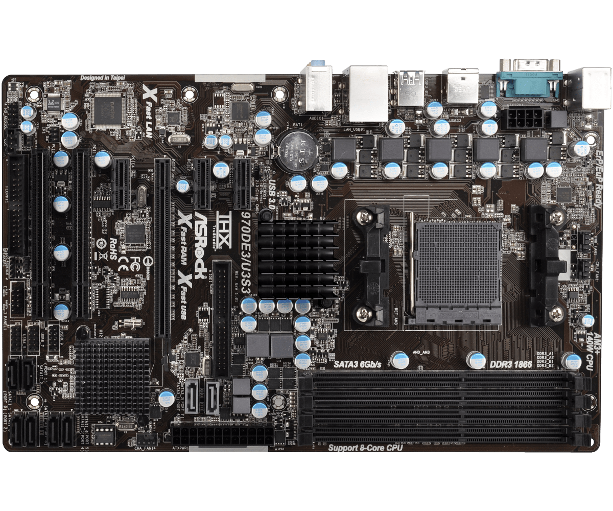 Asrock 970de3 u3s3 не стартует