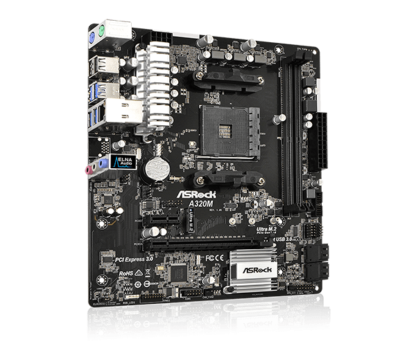 Asrock a320m hdv установка windows 10