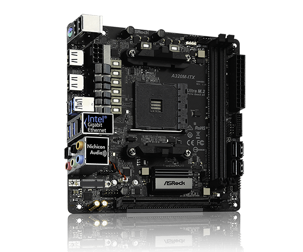 Asrock a320m itx обзор