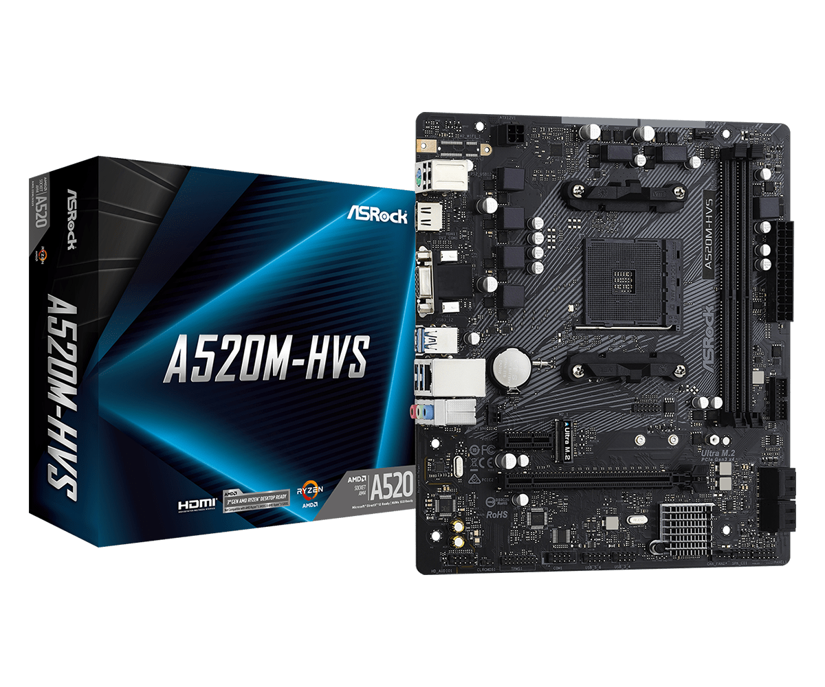 Asrock a520m hvs совместимость