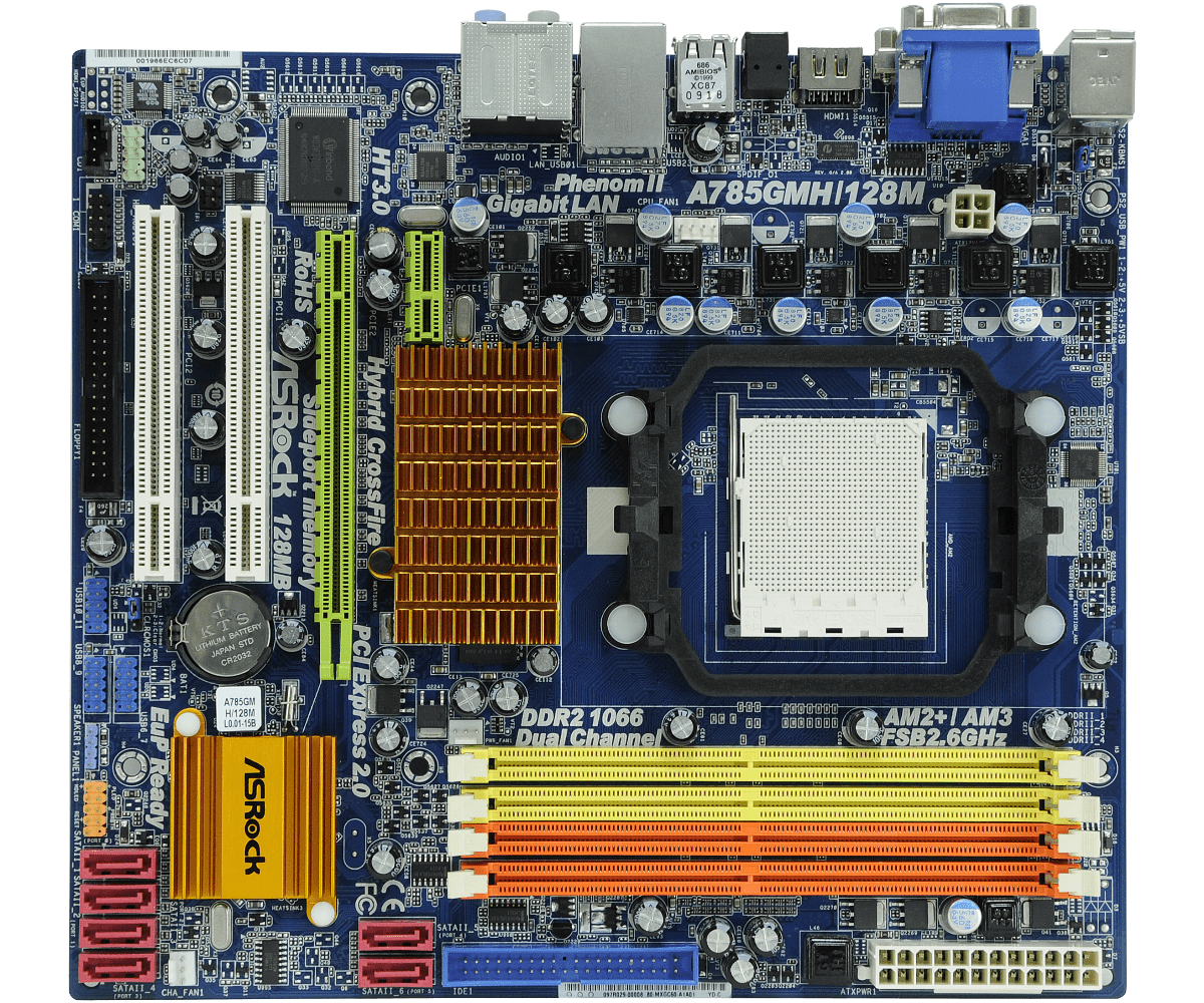 Asrock a790gxh 128m не включается нет пост кодов