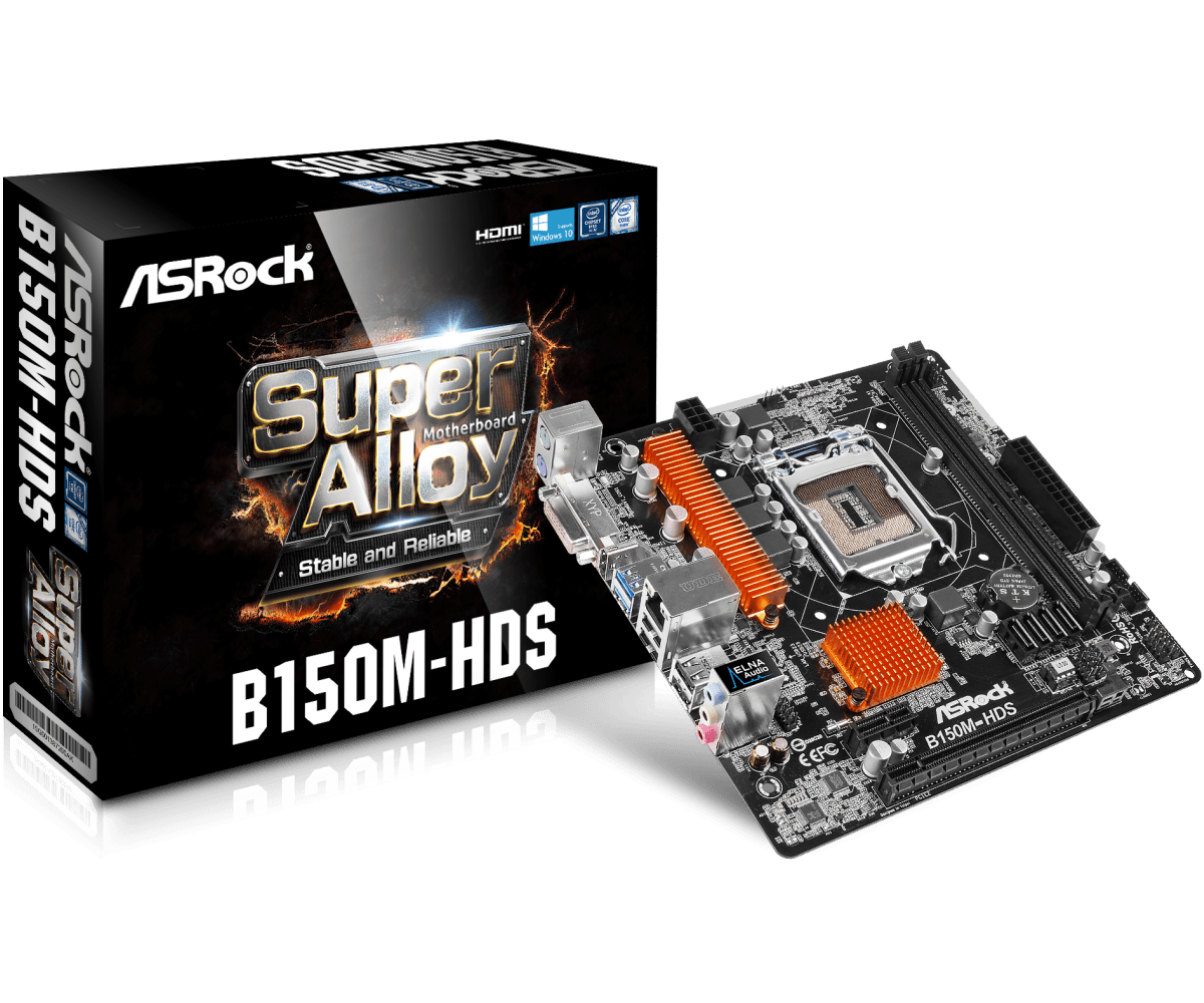 Asrock b150m hds какие процессоры поддерживает