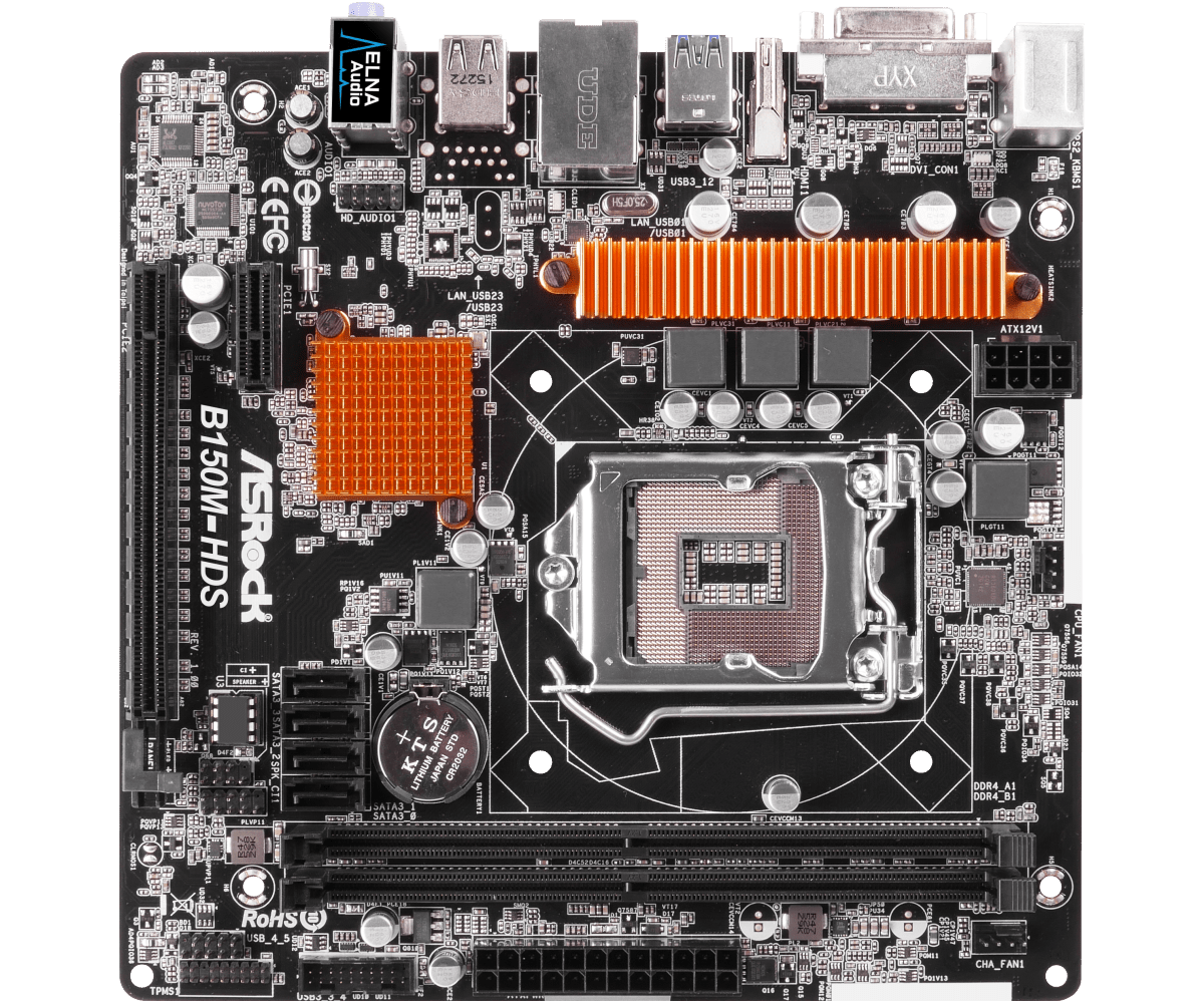 Asrock b150m hds какие процессоры поддерживает