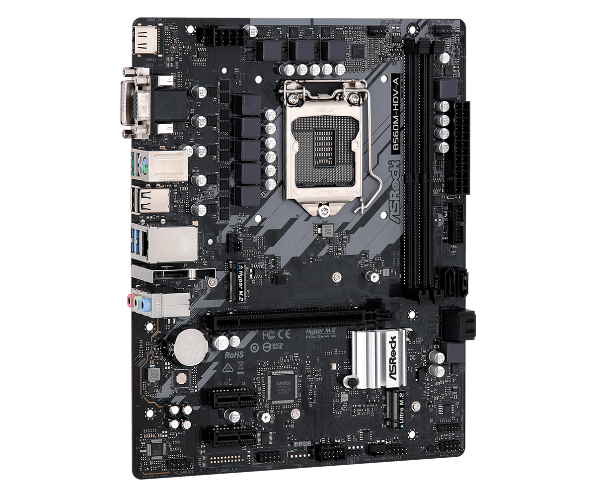 Asrock b560m hdv материнская плата не работает lan