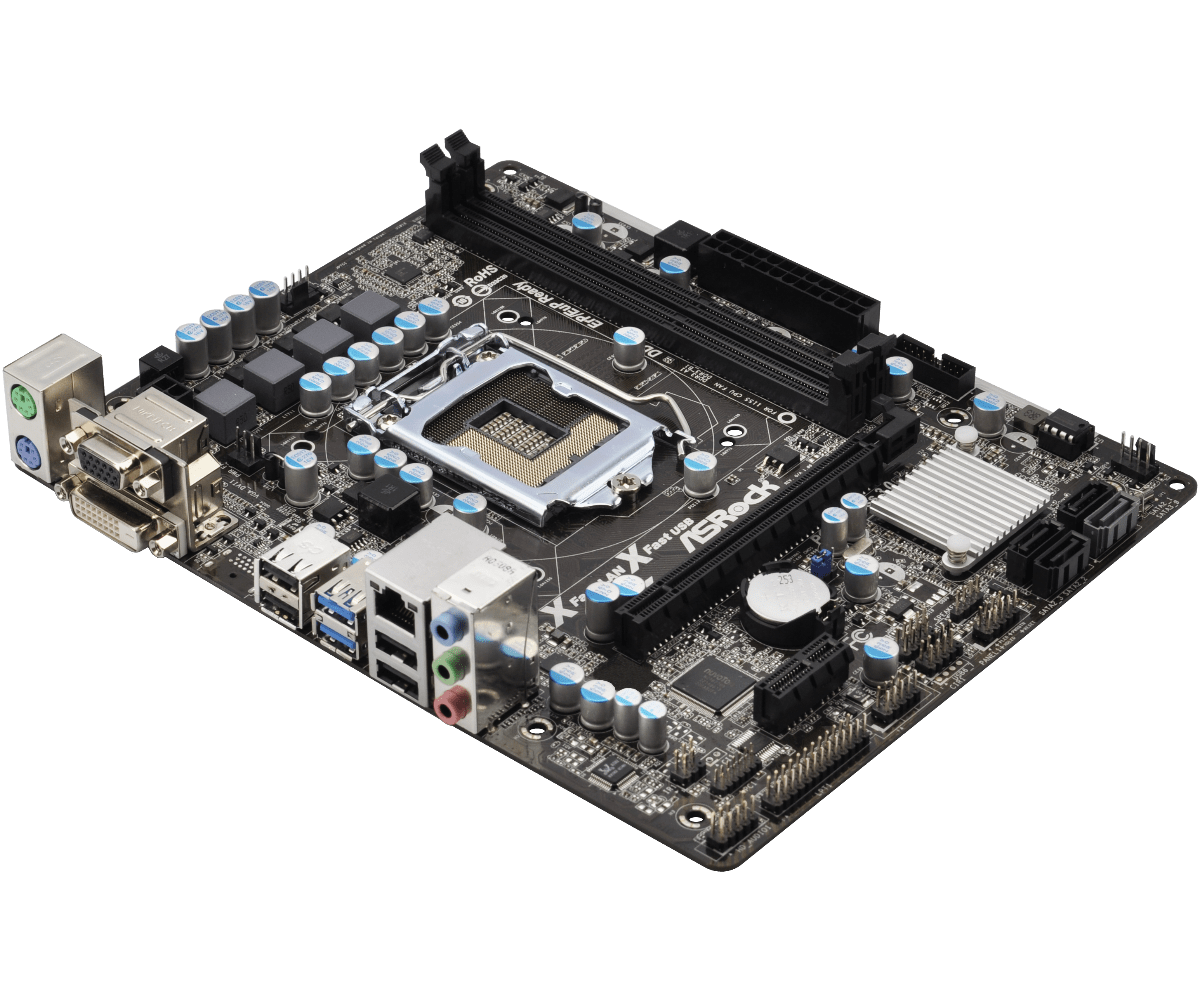 Asrock b75m gl подключение