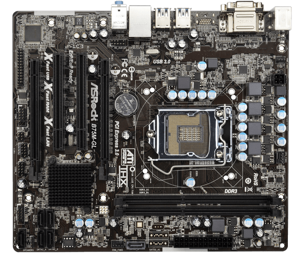 Обзор asrock b75m gl