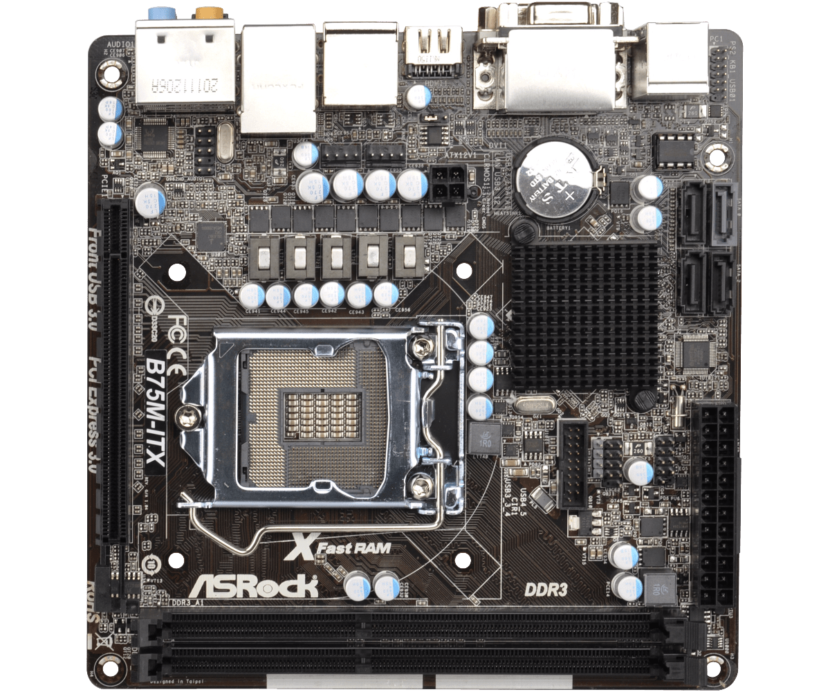 Asrock b75m gl подключение