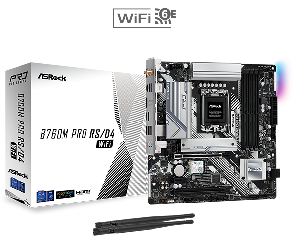 ASRock > B760M Pro RS/D4 WiFi