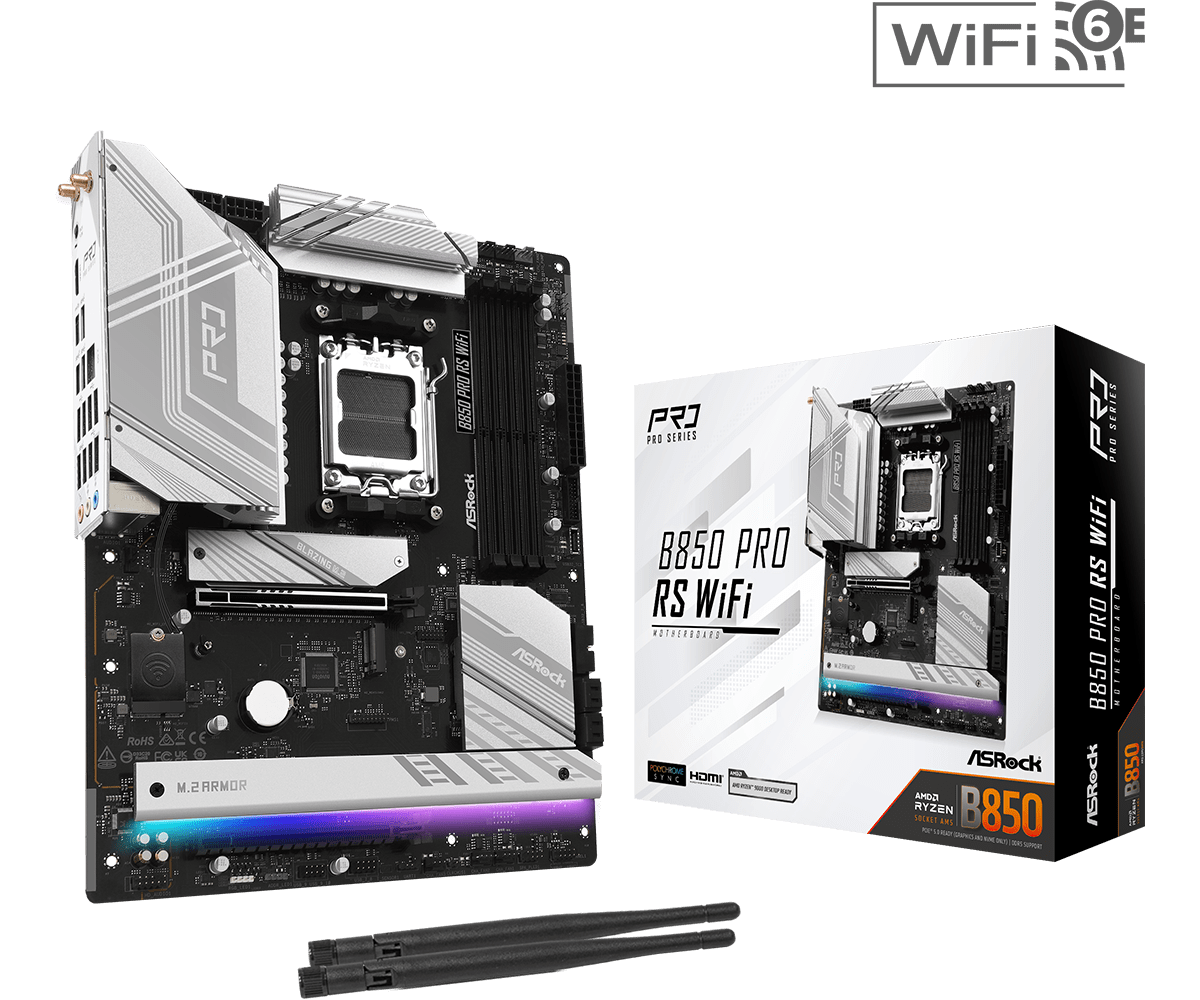 ASRock > B850 Pro RS WiFi