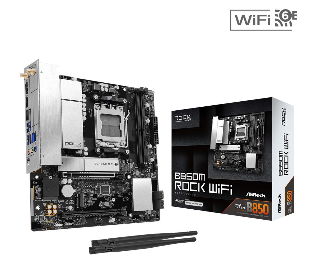ASRock > B850M Rock WiFi