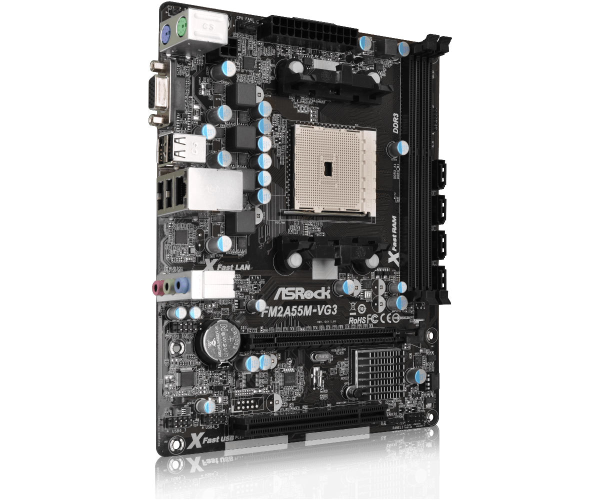 Asrock fm2a55m vg3 какие процессоры поддерживает