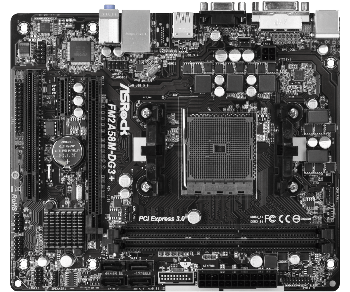 ASRock > FM2A58M-DG3+