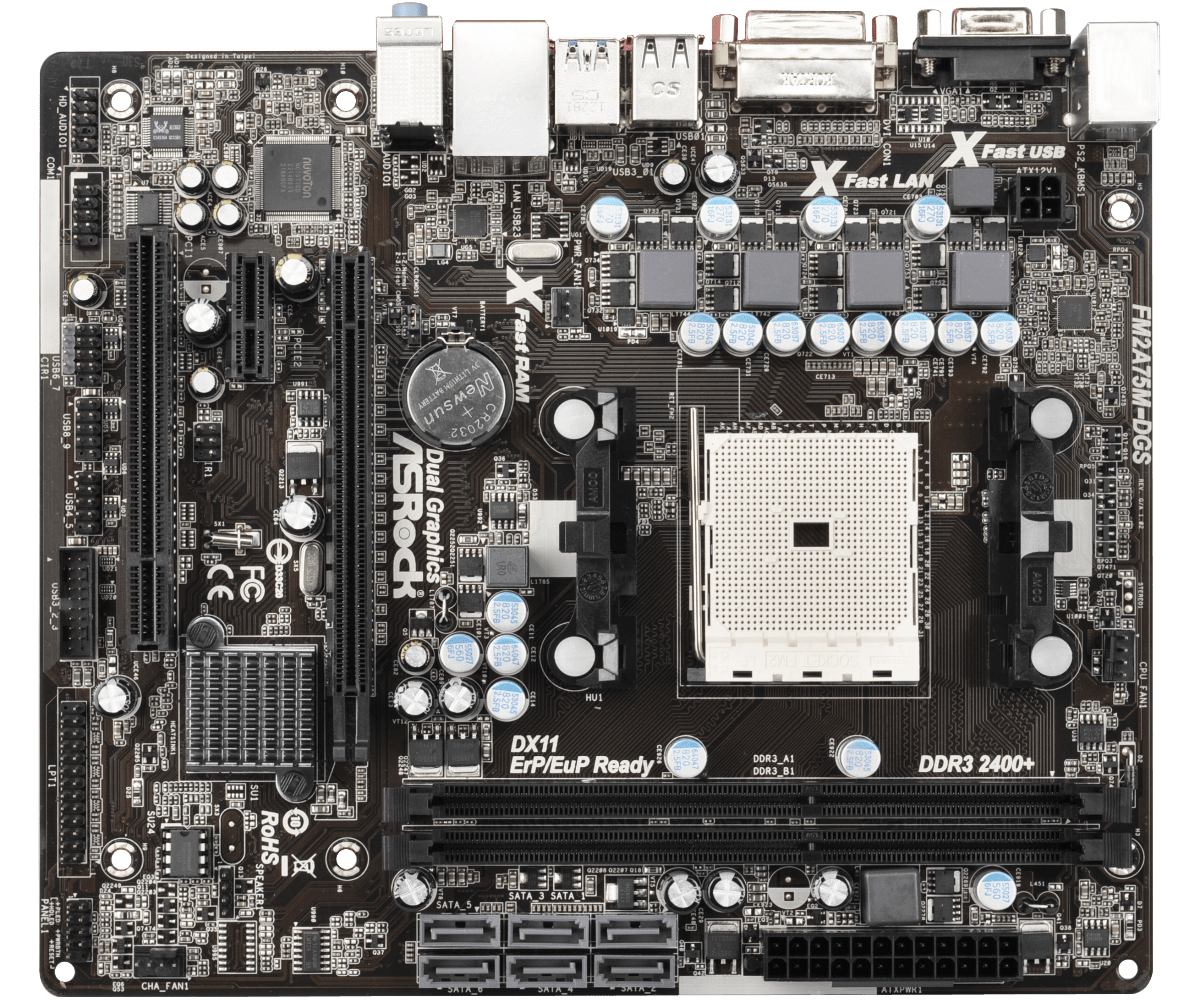 Asrock fm2a75m dgs совместимость с какими видеокартами