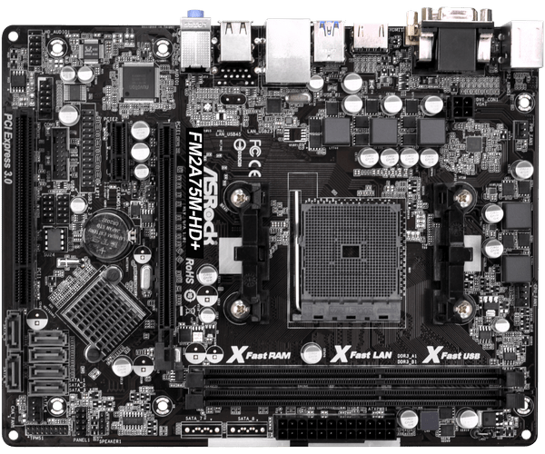 ASRock > FM2A75M-HD+