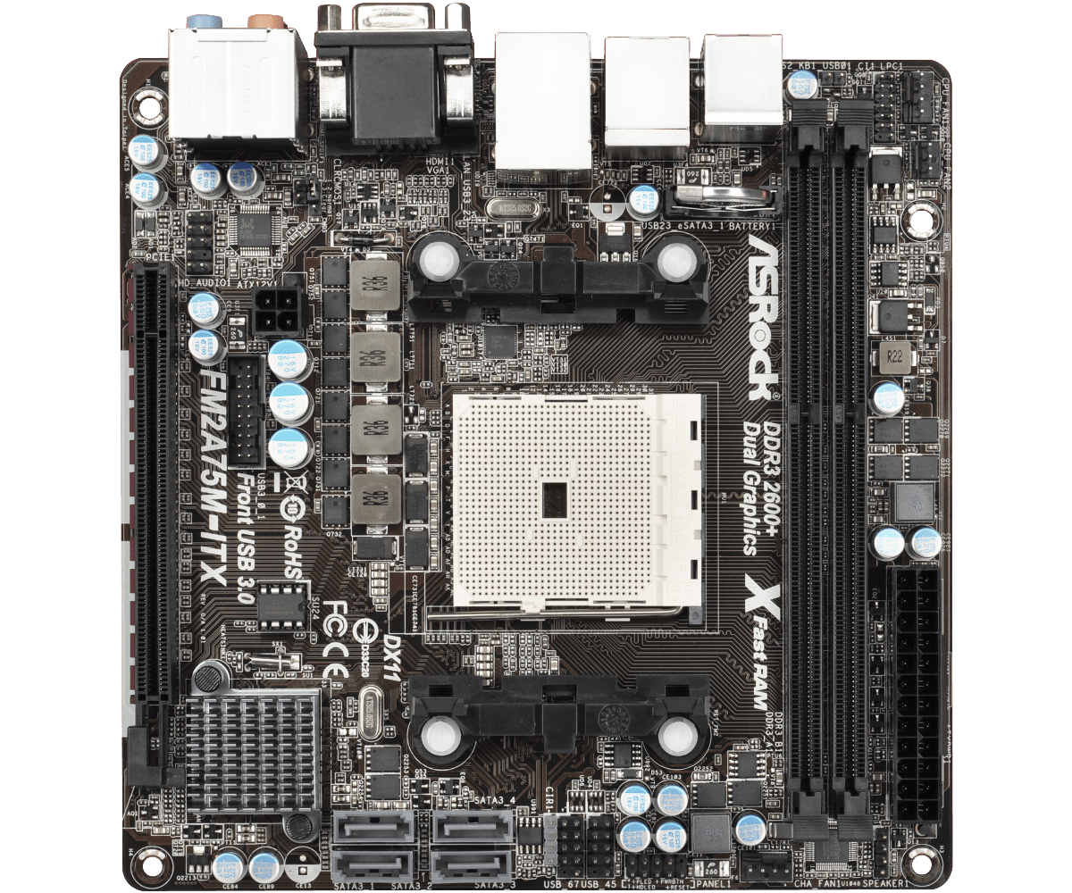 Asrock fm2a75m dgs совместимость с какими видеокартами