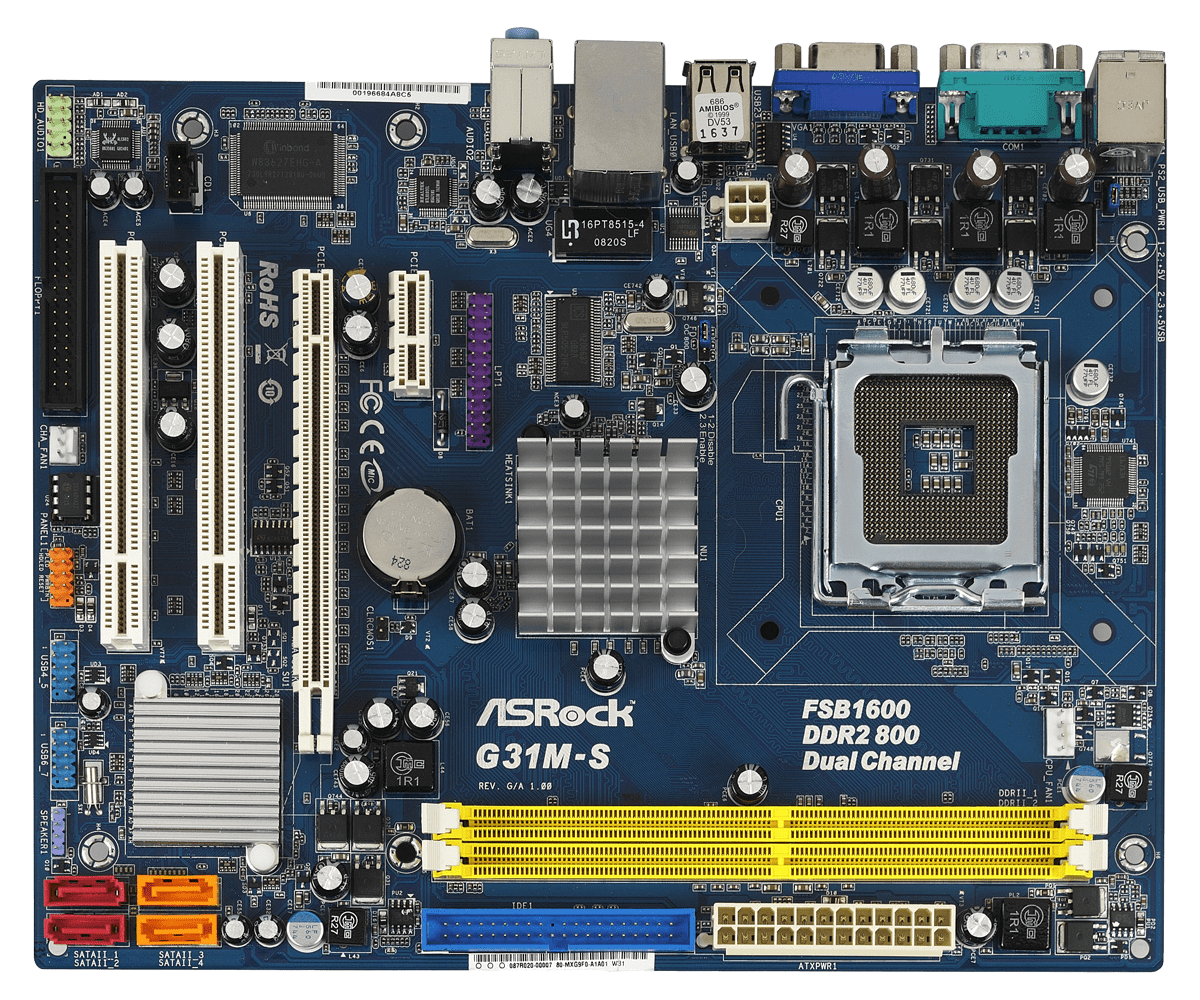 Asrock g31m vs схема подключения