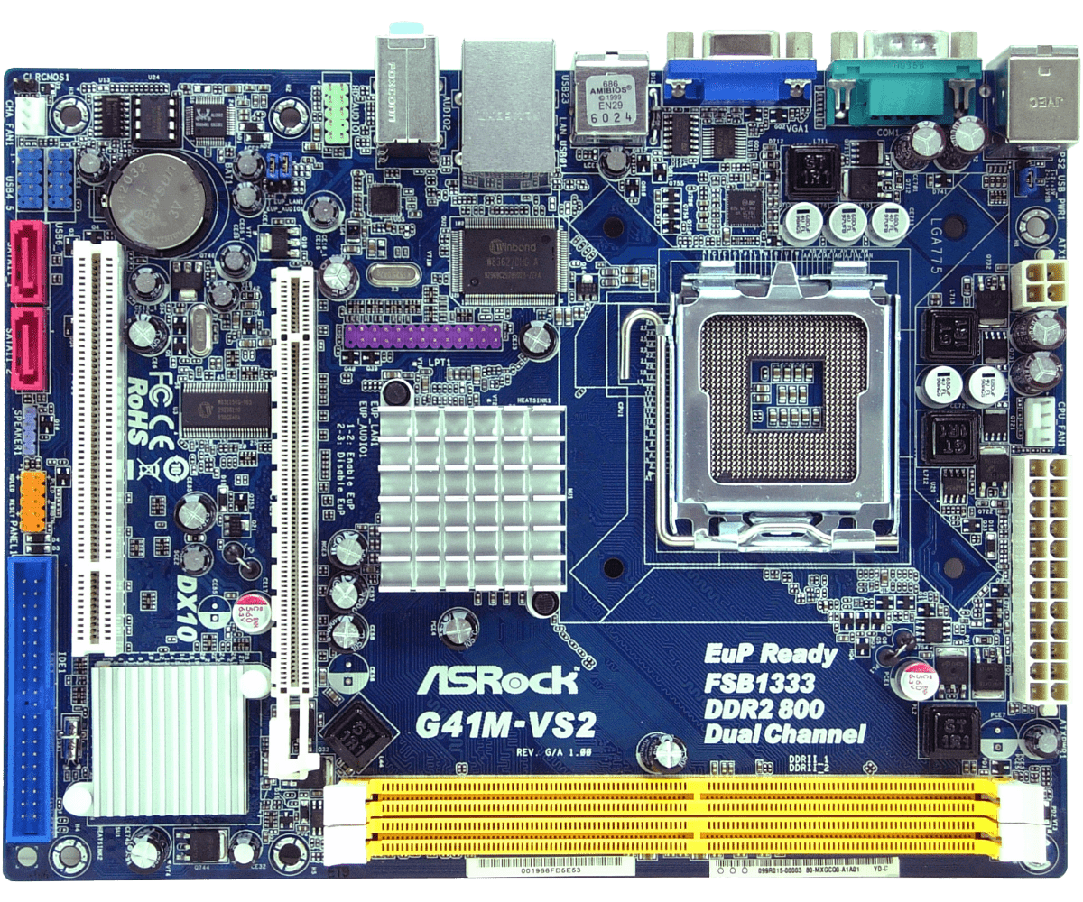 Какие процессоры поддерживает материнская плата asrock g31m vs2