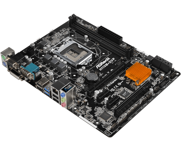 Asrock h110m hdv подключение