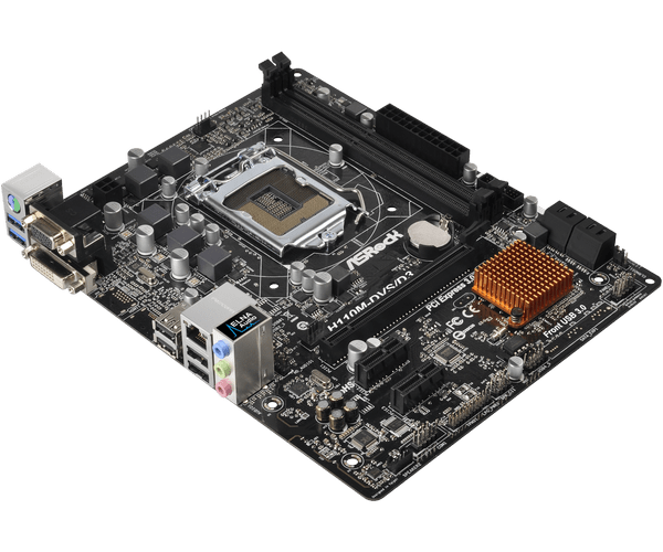 Asrock h110m dvs подключение