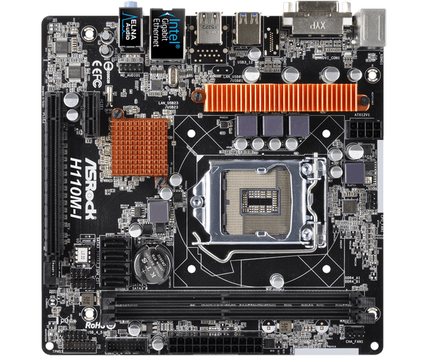 Asrock h110m dgs подключение передней панели