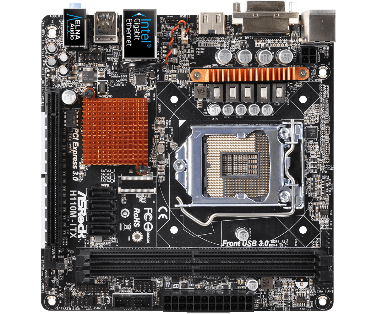 Asrock h110m stx обзор