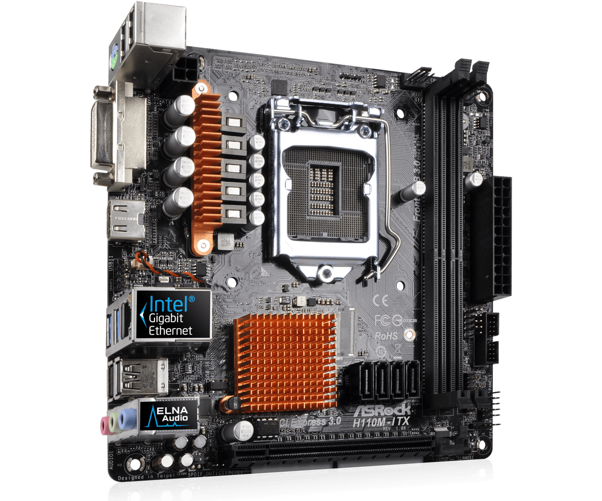 Asrock h110m stx обзор