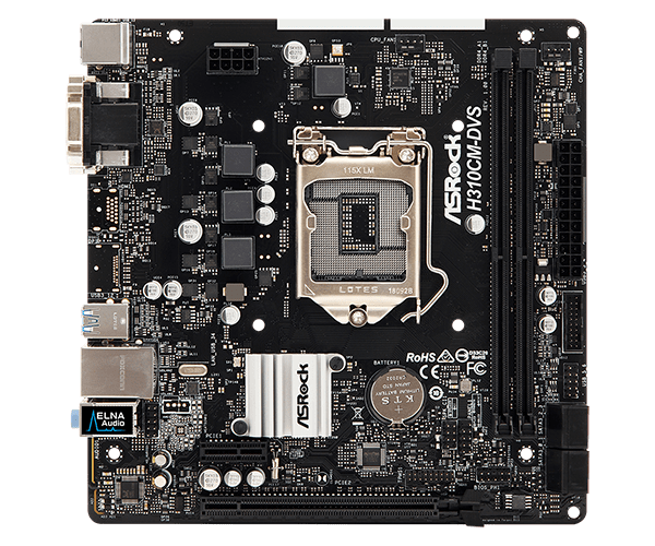 H310cm dvs asrock нет изображения