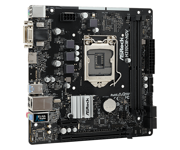 Материнская плата asrock h310cm hdv подключение