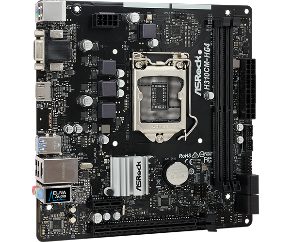 H310cm dvs asrock нет звука