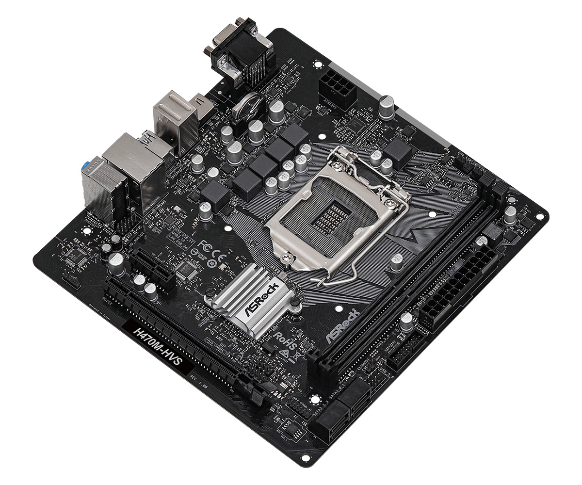 Asrock h470m hvs схема подключения