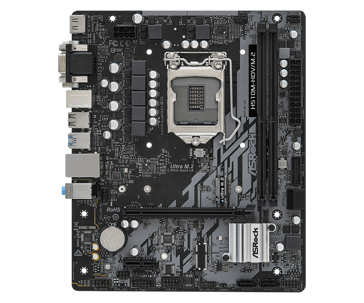 Asrock h510m hdv m 2 обзор