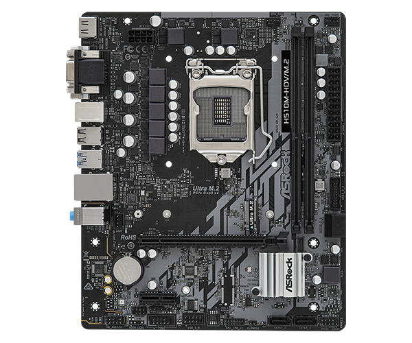 Asrock h510m hvs какие процессоры поддерживает