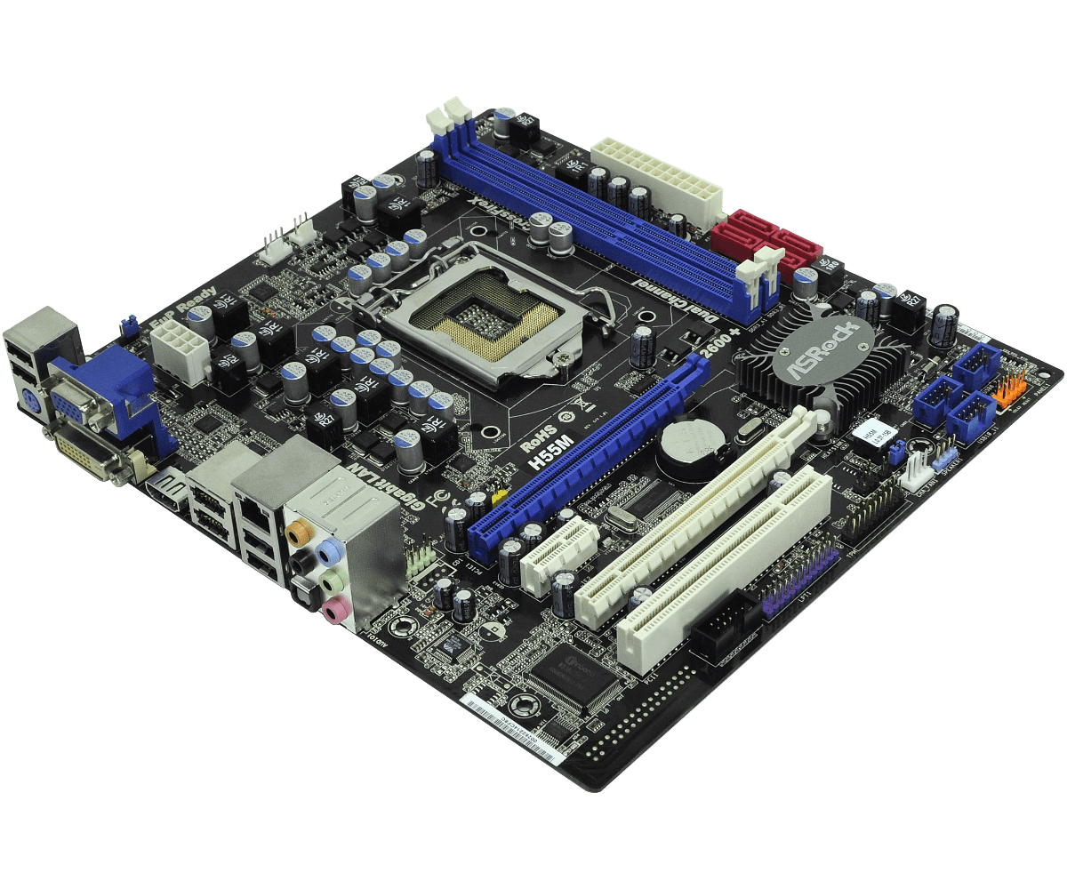 Asrock h55m le не включается